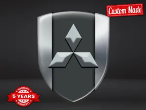 Mitsubishi Adesivo Fibra Carbonio Auto Lusso Elegante Creativo